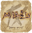 Sticker | mlhzin | Austin 2025 Sticker | mlhzin | Austin 2025 image