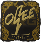 Sticker | oSee (Gold) | Austin 2025 image