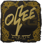 Sticker | oSee (Gold) | Austin 2025