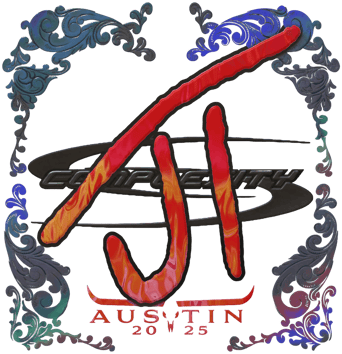 Sticker | JT (holograficzna) | Austin 2025