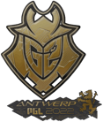 Sticker | G2 Esports (Gold) | Antwerp 2022 Sticker | G2 Esports (Gold) | Antwerp 2022 image