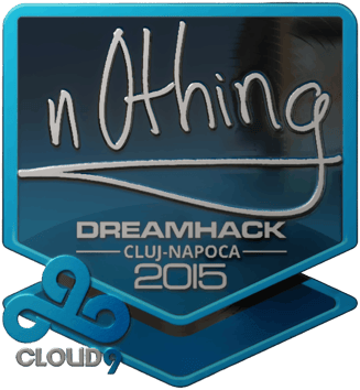 Sticker | n0thing (Glanz) | Klausenburg 2015