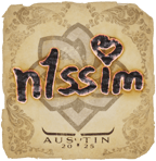 Sticker | n1ssim | Austin 2025