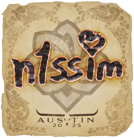 Sticker | n1ssim | Austin 2025 Sticker | n1ssim | Austin 2025 image