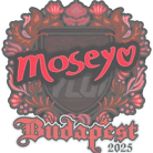 Sticker | Moseyuh | Budapest 2025 Sticker | Moseyuh | Budapest 2025 image