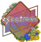 Sticker | electronic (Glitter) | Rio 2022 image