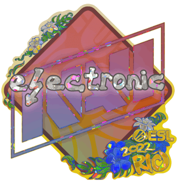 Sticker | electronic (ระยิบระยับ) | Rio 2022