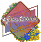 Sticker | electronic (Glitter) | Rio 2022