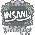 Sticker | insani | Budapest 2025 Sticker | insani | Budapest 2025 image
