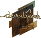 Sticker | devoduvek (Gold) | Boston 2018