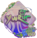 Sticker | yuurih (Holo) | Rio 2022