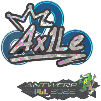 Sticker | Ax1Le (グリッター) | Antwerp 2022