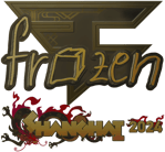 Sticker | frozen (Gold) | Shanghai 2024 image