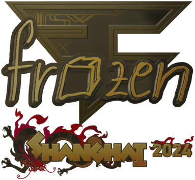 Sticker | frozen (ทอง) | Shanghai 2024