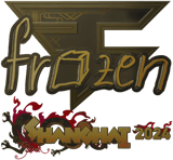 Sticker | frozen (Gold) | Shanghai 2024