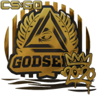 Sticker | GODSENT (Gold) | 2020 RMR image