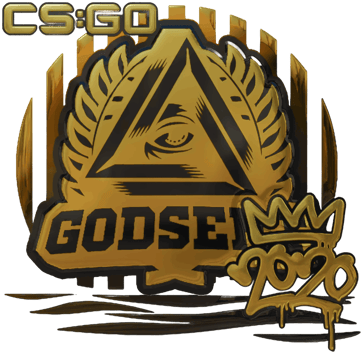 Sticker | GODSENT (Oro) | RMR 2020