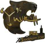 Sticker | yuurih (Gold) | Stockholm 2021