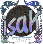 Sticker | isak (Holo) | Austin 2025