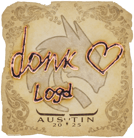 Sticker | donk | Austin 2025 image