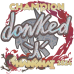 Sticker | donk (Holo, Champion) | Shanghai 2024