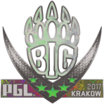 Sticker | BIG (Holo) | Krakow 2017