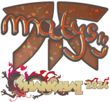 Sticker | MATYS (Glitter) | Shanghai 2024
