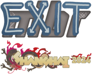 Sticker | exit | Shanghai 2024