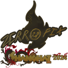 Sticker | zeRRoFIX (Gold) | Shanghai 2024 image