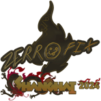 Sticker | zeRRoFIX (Gold) | Shanghai 2024