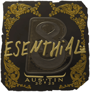 Sticker | esenthial (Oro) | Austin 2025