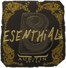 Sticker | esenthial (Gold) | Austin 2025 Sticker | esenthial (Gold) | Austin 2025 image