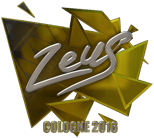 Sticker | Zeus (Foil) | Cologne 2016 image