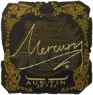 Sticker | Mercury (Gold) | Austin 2025 image