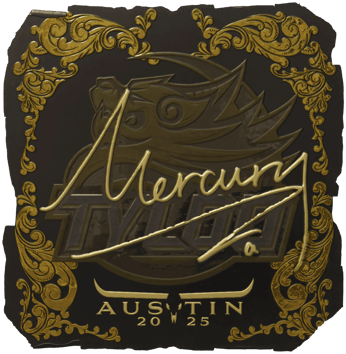 Sticker | Mercury（黃金）| Austin 2025