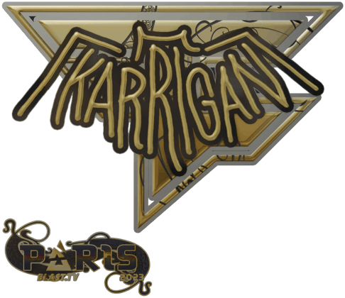 Sticker | karrigan(금박) | 파리 2023