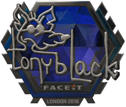 Sticker | tonyblack (Glanz) | London 2018