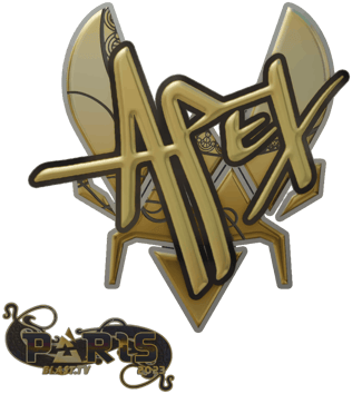 Sticker | apEX (Gold) | Paris 2023