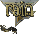 Sticker | rain (Gold) | Paris 2023 image