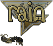 Sticker | rain (Gold) | Paris 2023