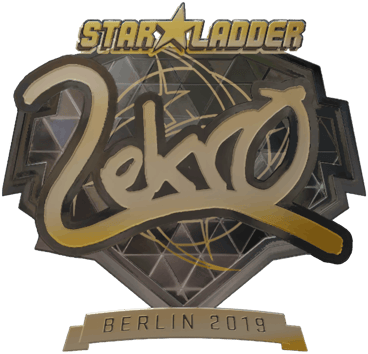 Sticker | Lekr0 (złota) | Berlin 2019