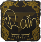 Sticker | rain (Gold) | Austin 2025 image