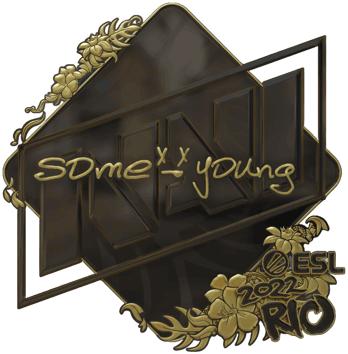 Sticker | sdy (złota) | Rio 2022