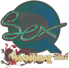 Sticker | dexter (Holo) | Shanghai 2024 image