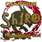 Sticker | sh1ro (Gold, Champion) | Shanghai 2024 image