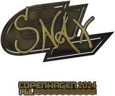 Sticker | Snax (Gold) | Copenhagen 2024 image