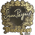 Sticker | SunPayus (Gold) | Budapest 2025