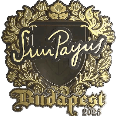 Calcomanía | SunPayus (dorada) | Budapest 2025