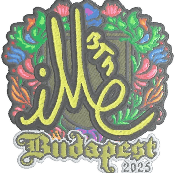 Naklejka | iM (haftowana) | Budapeszt 2025