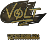 Sticker | volt (Gold) | Copenhagen 2024 image
